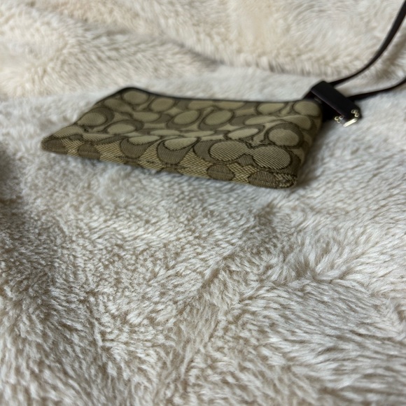 Coach Tan Signature Wristlet - Picture 4 of 7